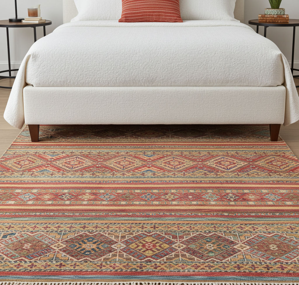 Afghan Multicolour Khurjin Chobi Rug