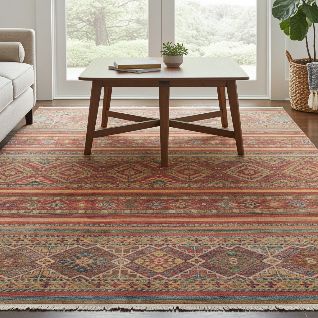 Afghan Multicolour Khurjin Chobi Rug