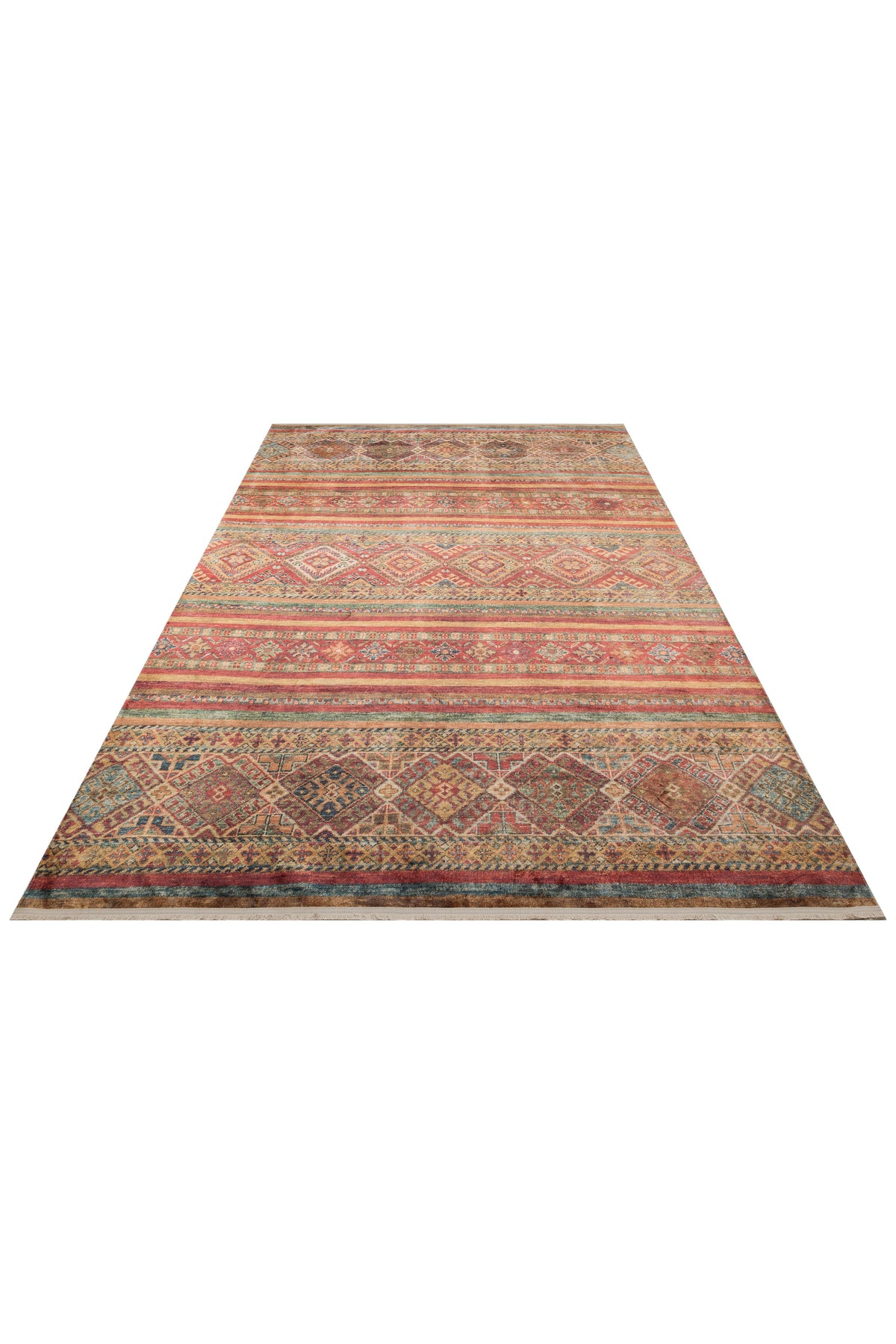 Afghan Multicolour Khurjin Chobi Rug