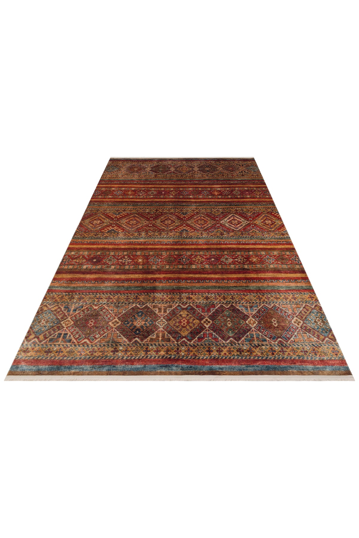 Afghan Multicolour Khurjin Chobi Rug