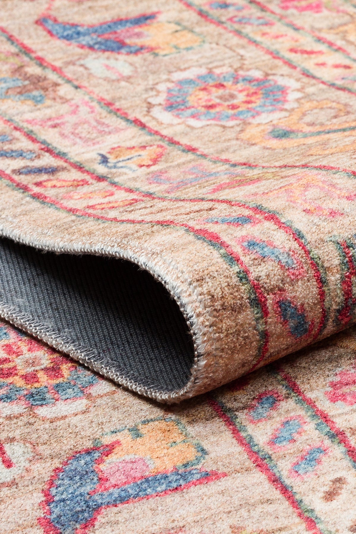 Afghan Chobi Beige Fawn Rug