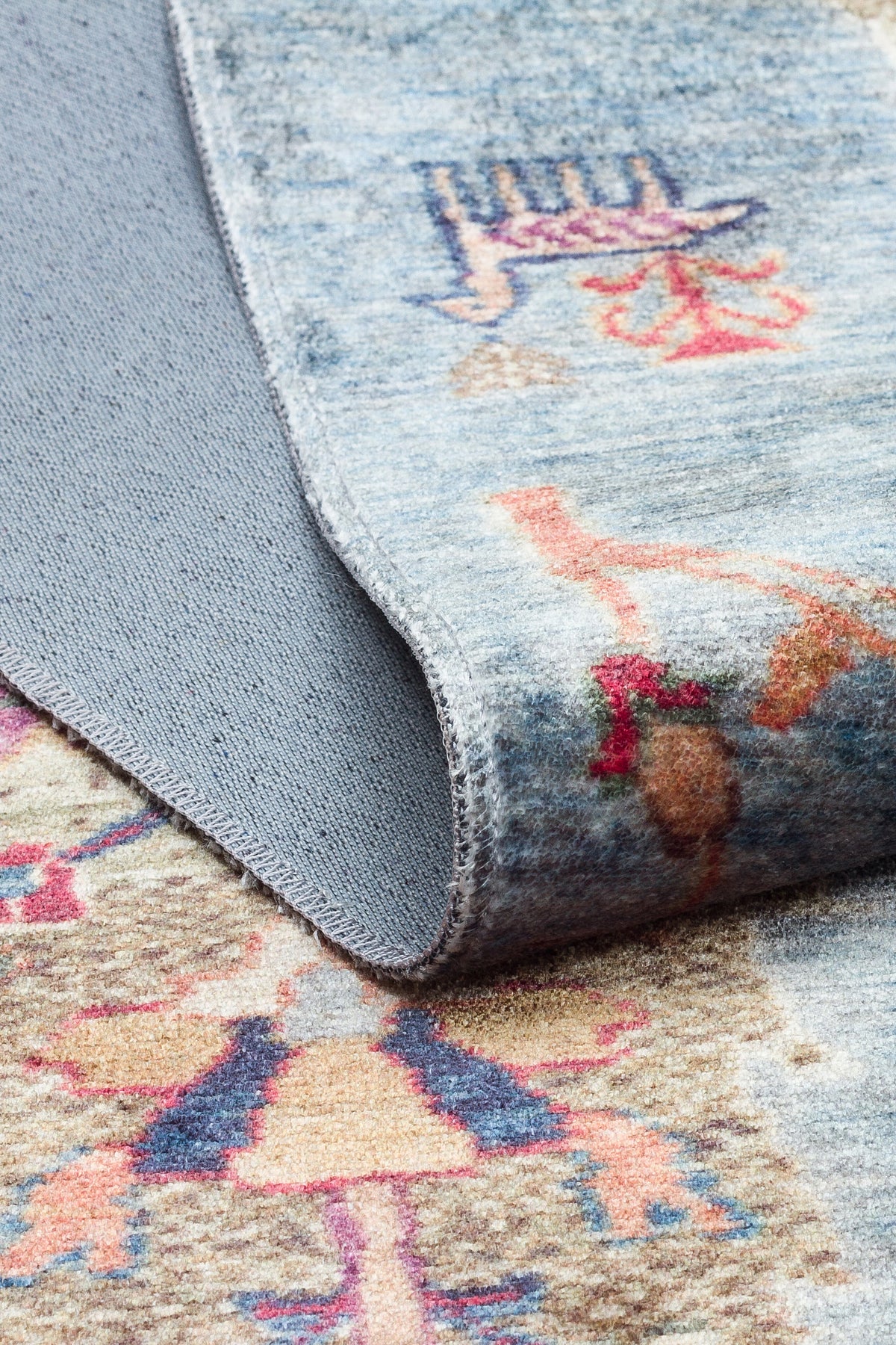 Afghan Chobi Open Field Blue Rug