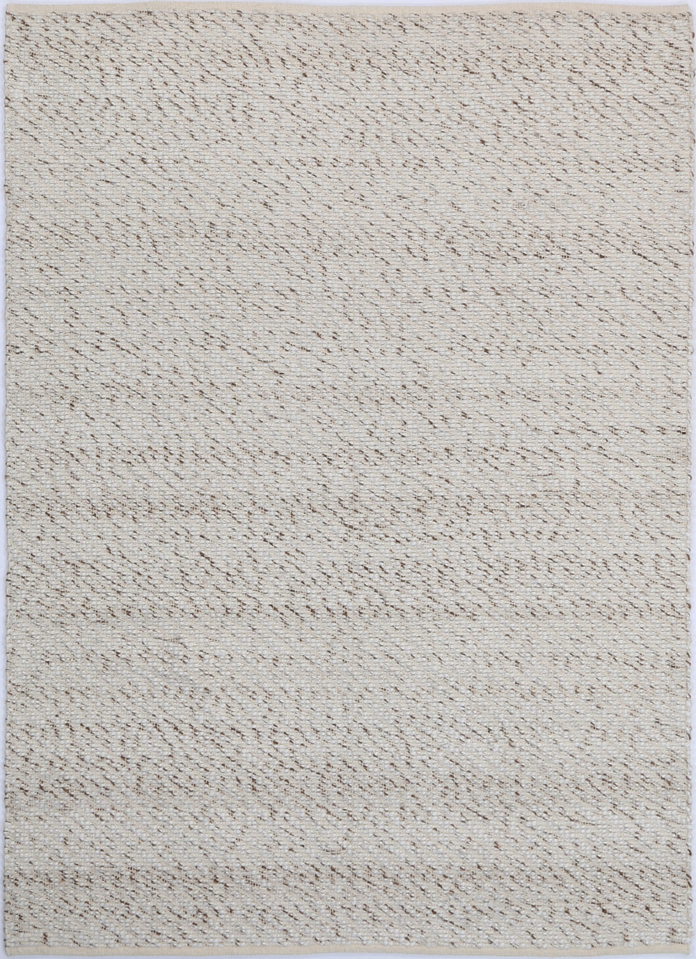 Basalt Beige Wool Blend Textured Rug