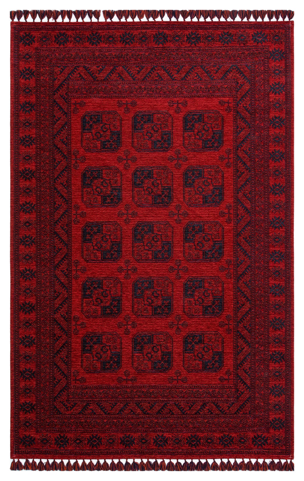 Red Afghan Khal Rug