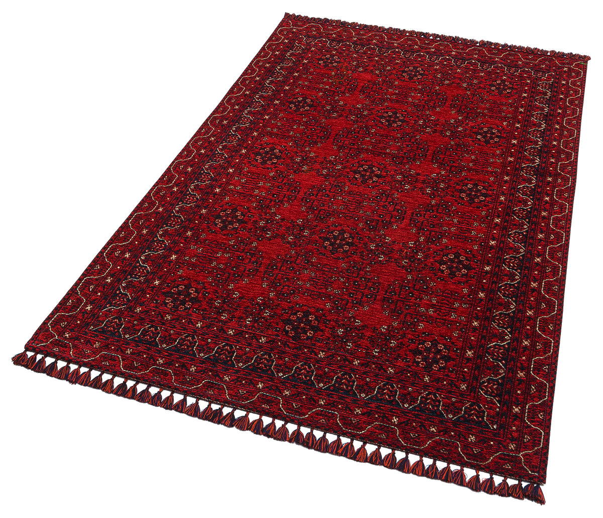 Red Afghan Khal Rug