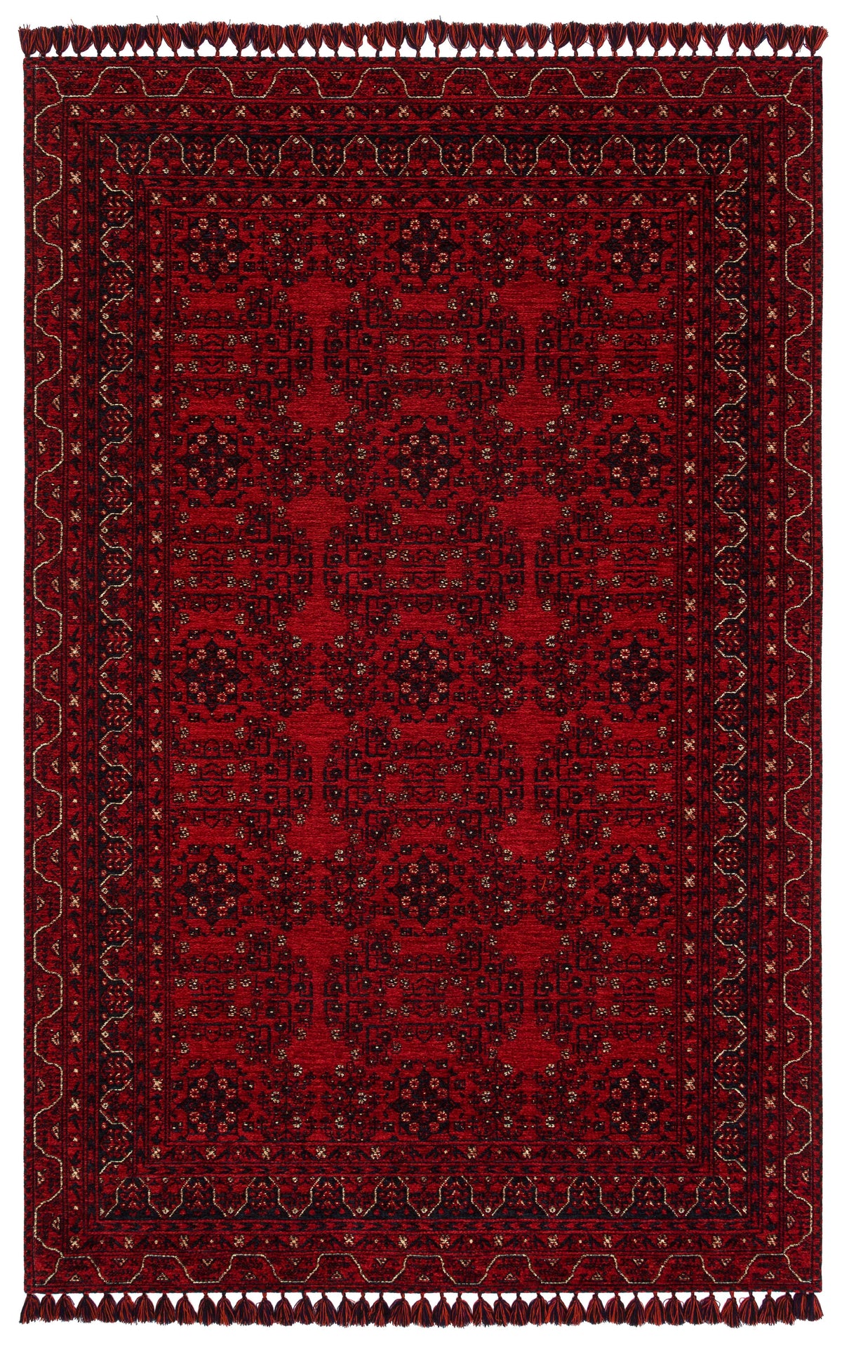 Red Afghan Khal Rug