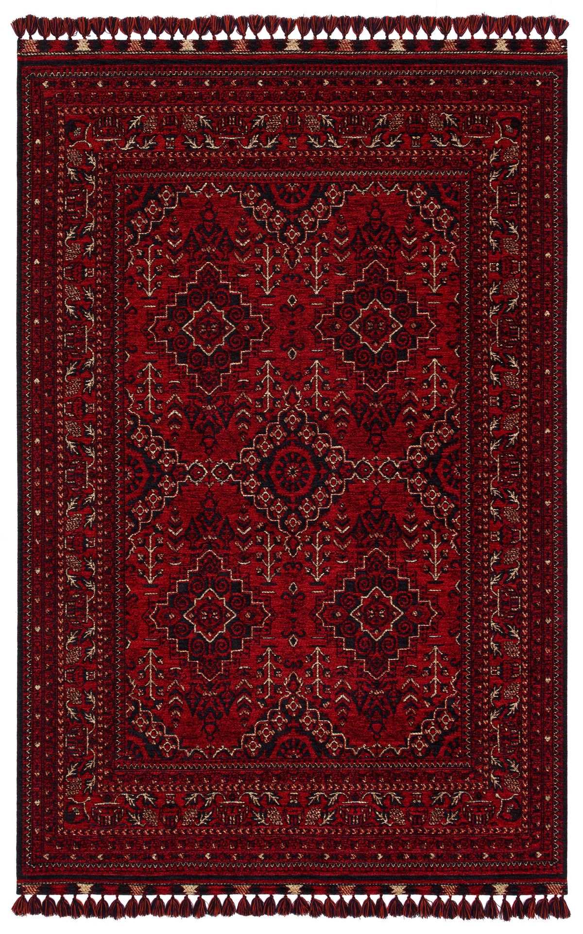 Red Afghan Khal Rug