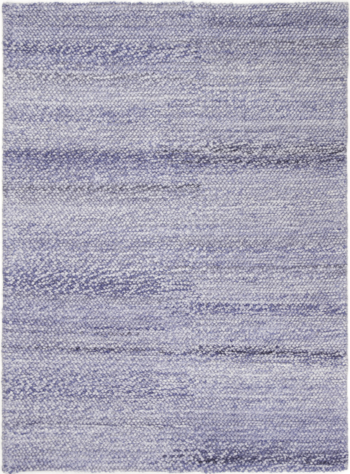 Harlow Loopy Blue Wool Blend Rug