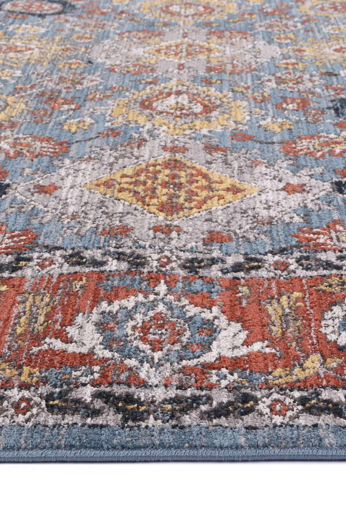 Havana Papian Transitional Charcoal &amp; Blue Rug