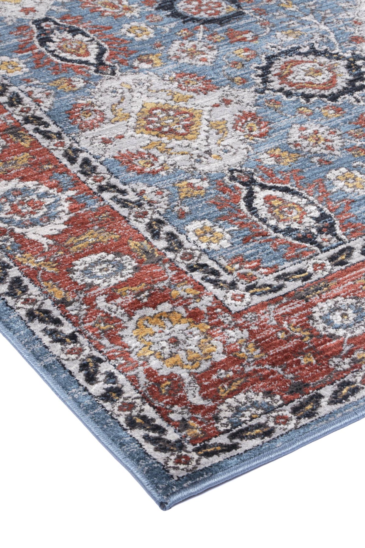 Havana Papian Transitional Charcoal &amp; Blue Rug