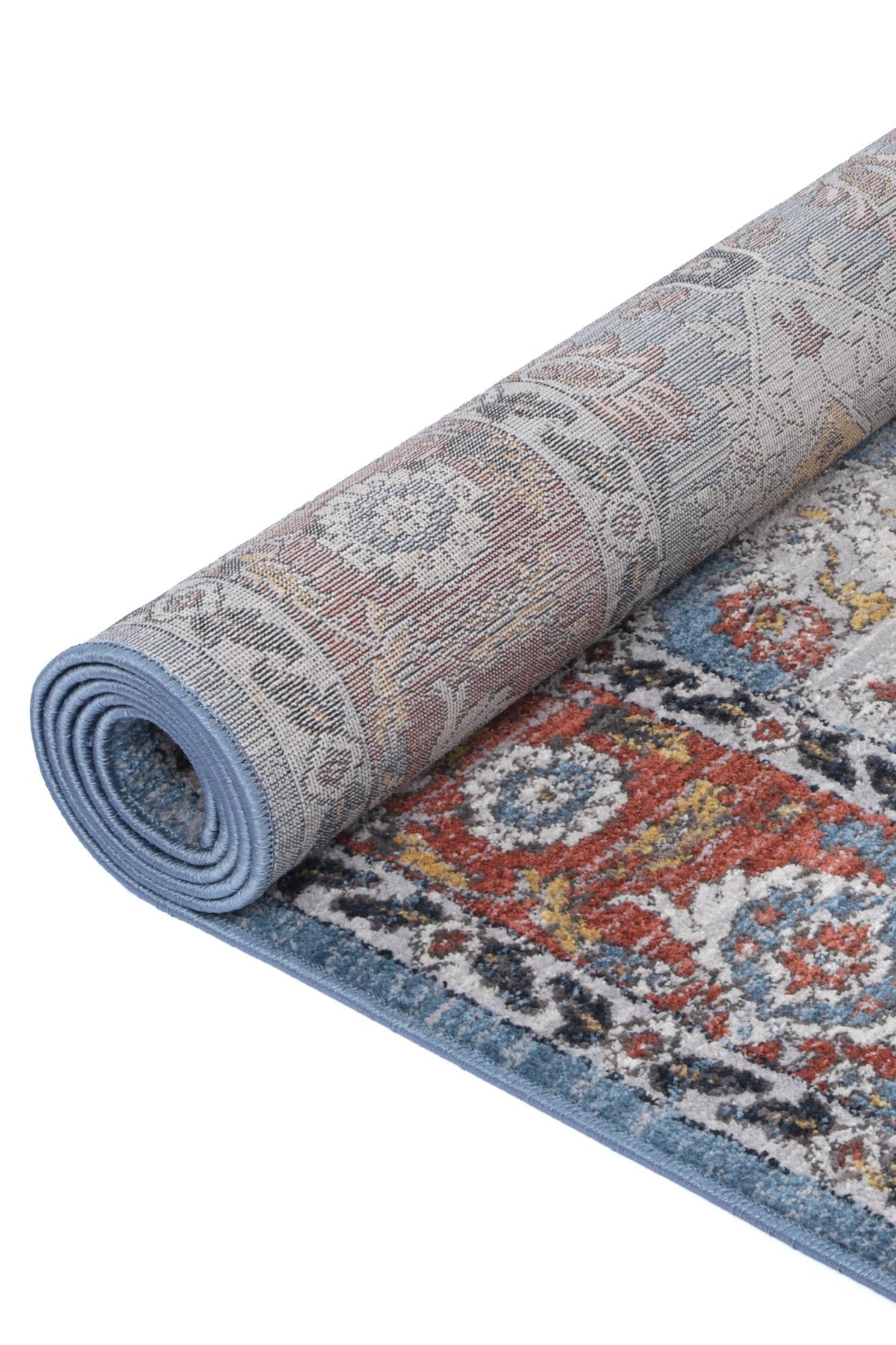 Havana Papian Transitional Charcoal &amp; Blue Rug