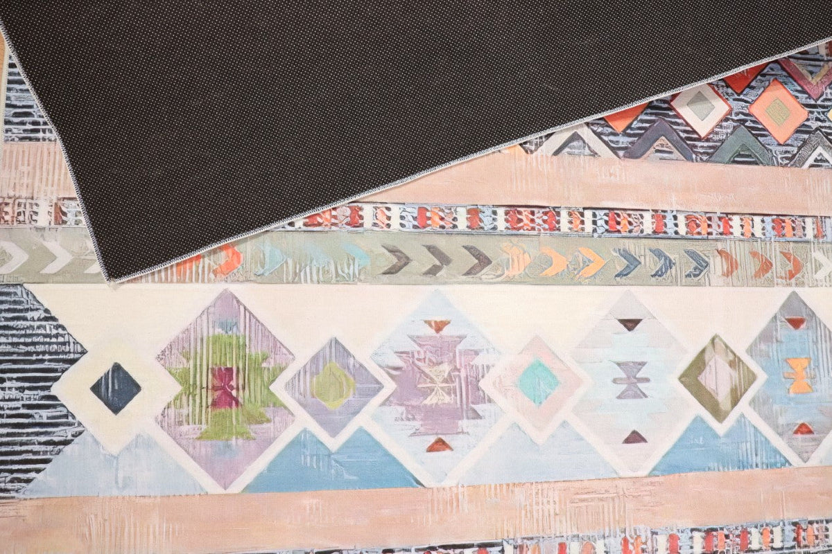 Mystique Multi Colour Tribal Kids Rug