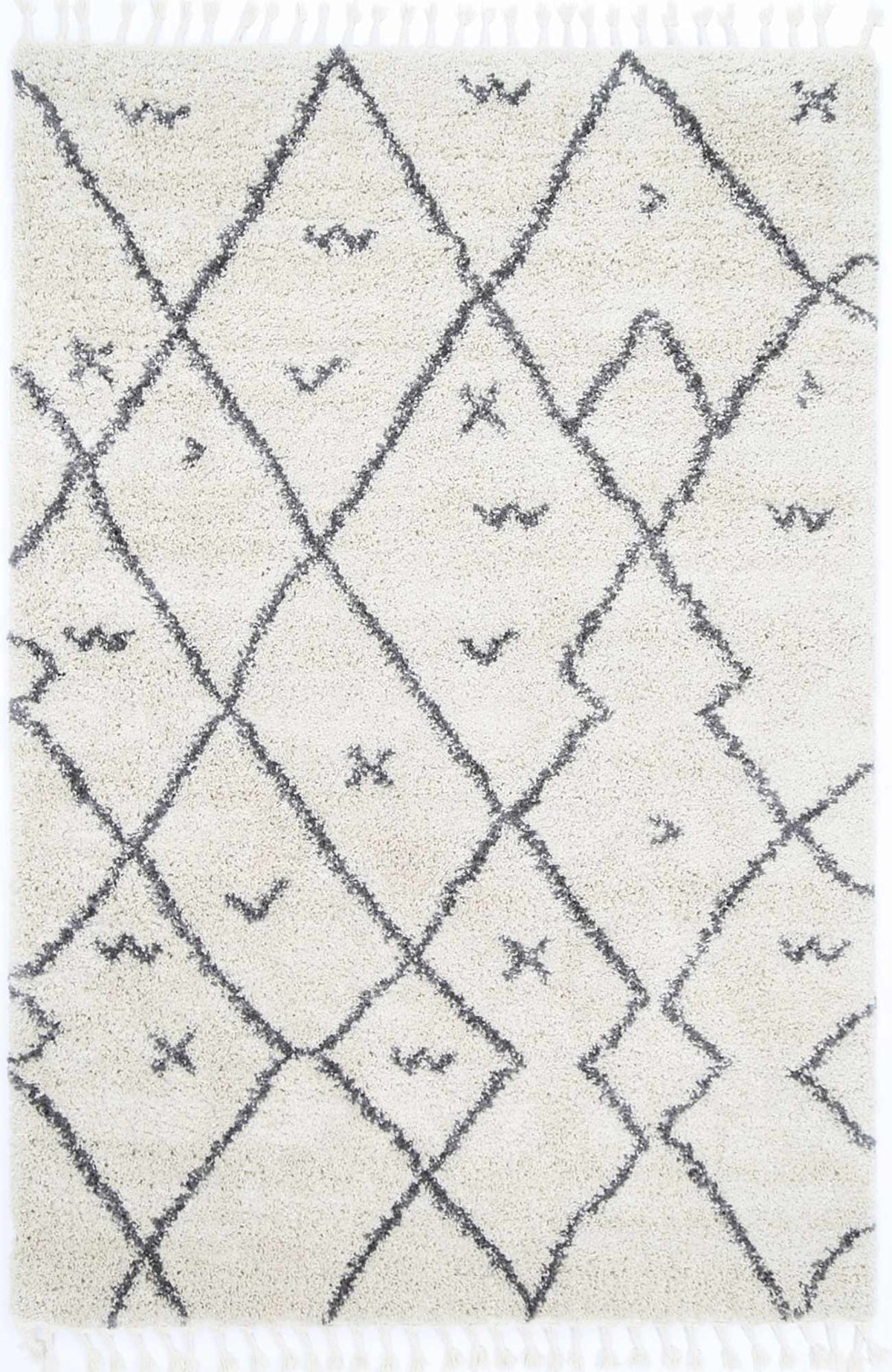 Kasbah Mizzie Tribal Cream Grey Rug
