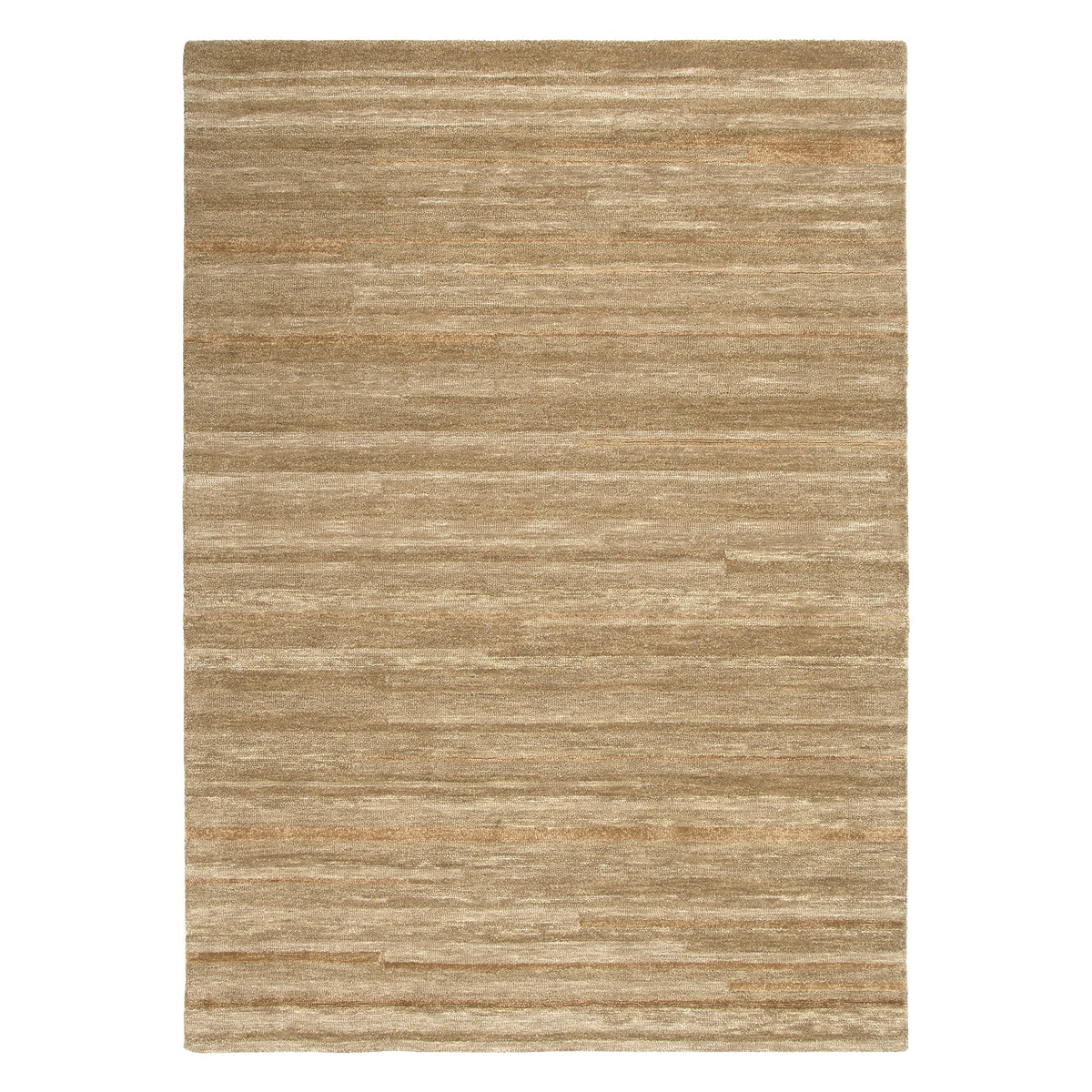 Les Nomades Linear Caramel Wool Rug