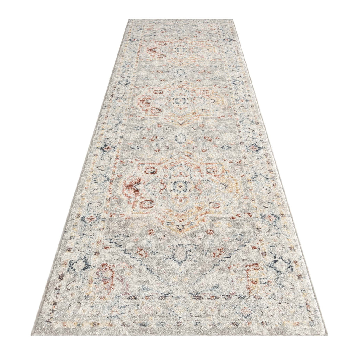 Luna 7406 Lt Grey Hallway Runner