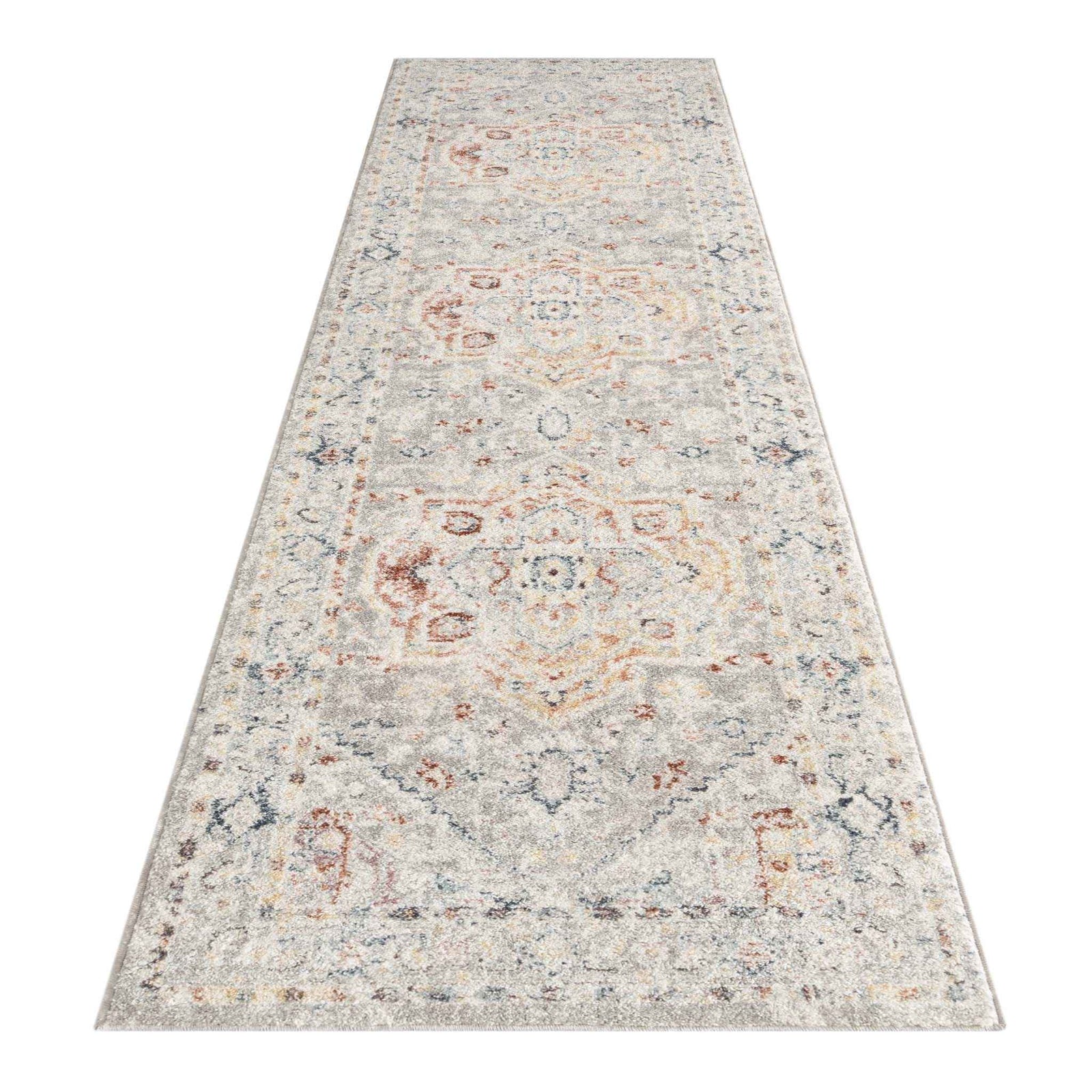Luna 7406 Lt Grey Hallway Runner
