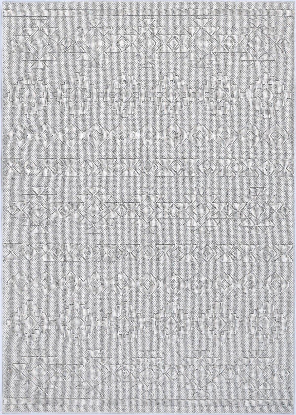 Maldives Tribal Indoor/Outdoor Grey Rug (New landed)