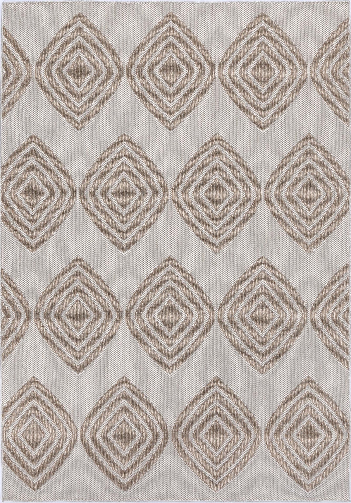 Maldives Modern Indoor/Outdoor Beige Rug (New landed)
