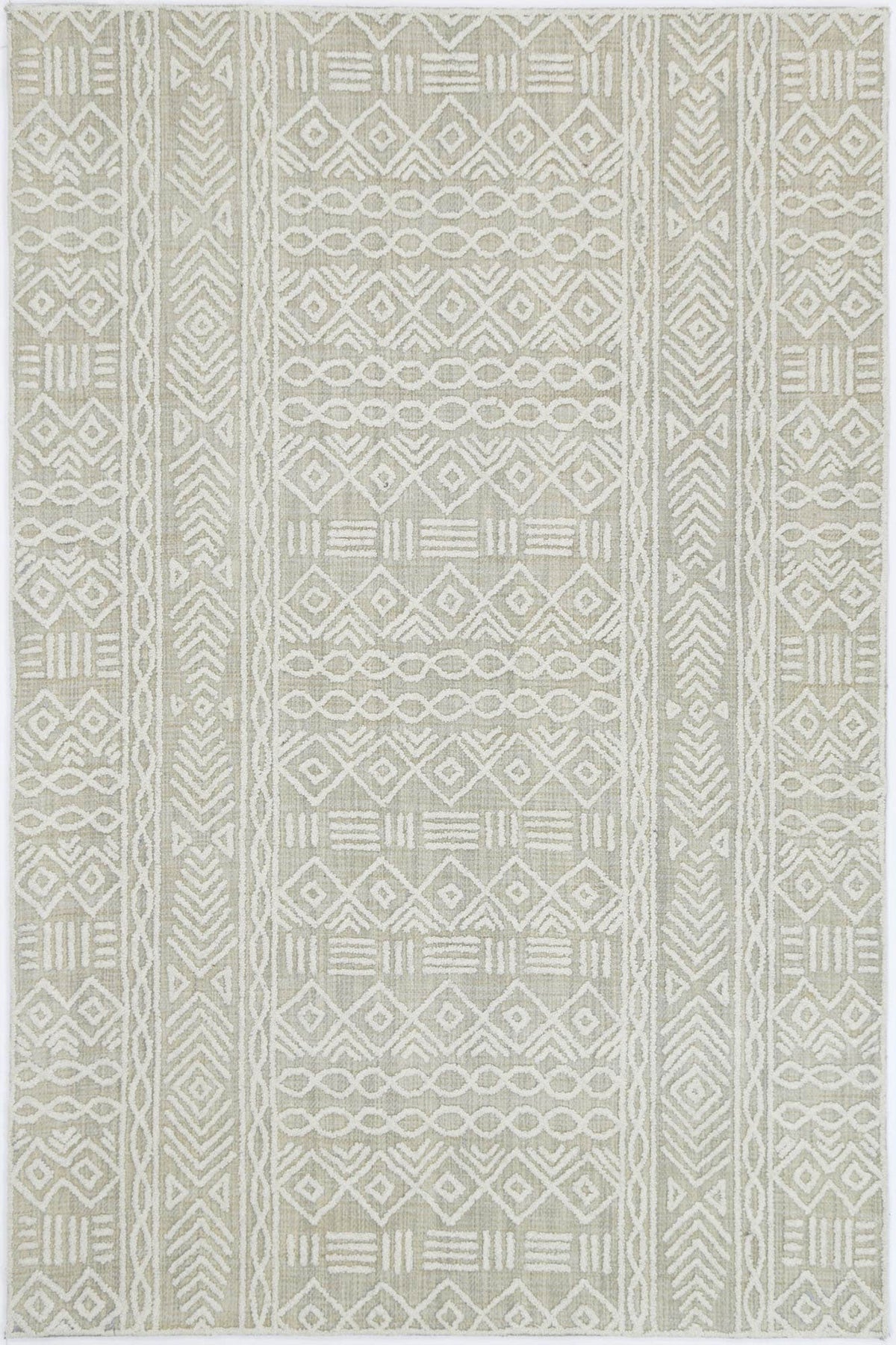 Marbella Lucena Beige Contemporary Rug