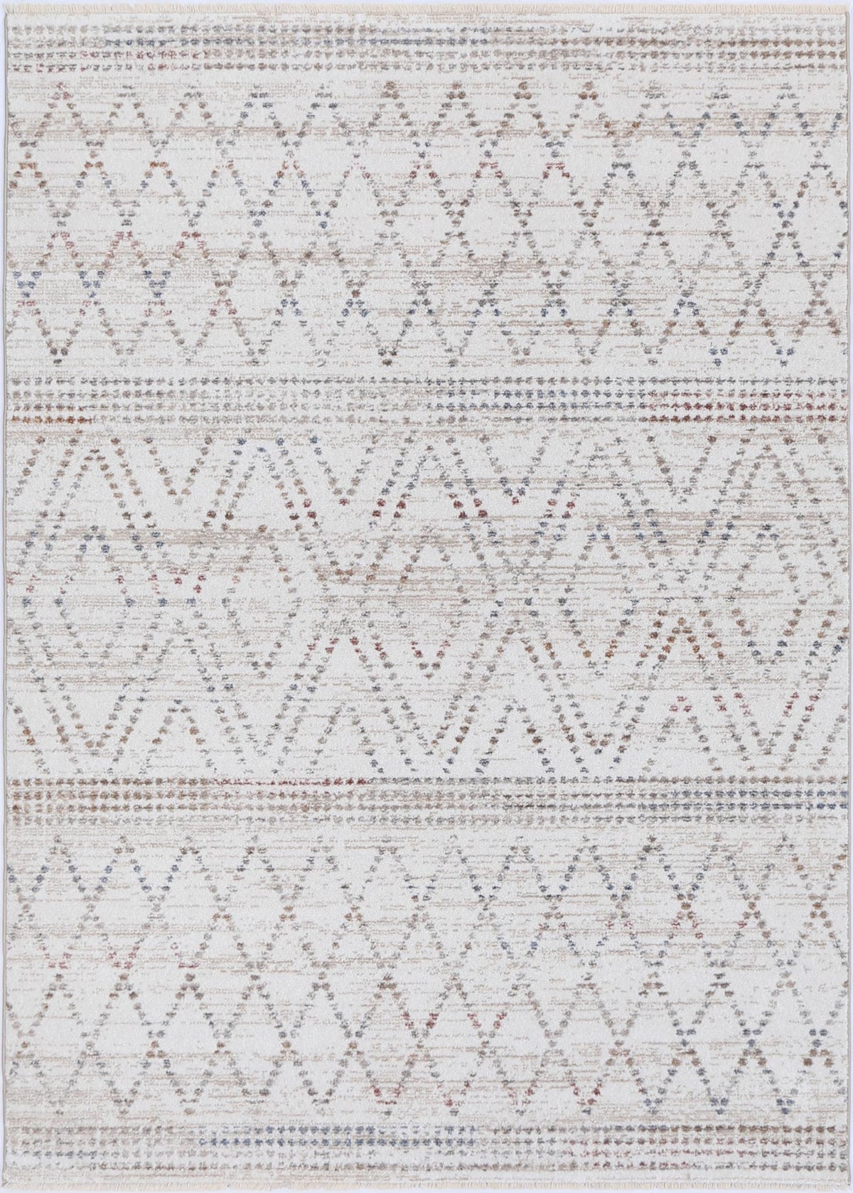 Maryland Tabriz Beige Geometric Soft Rug