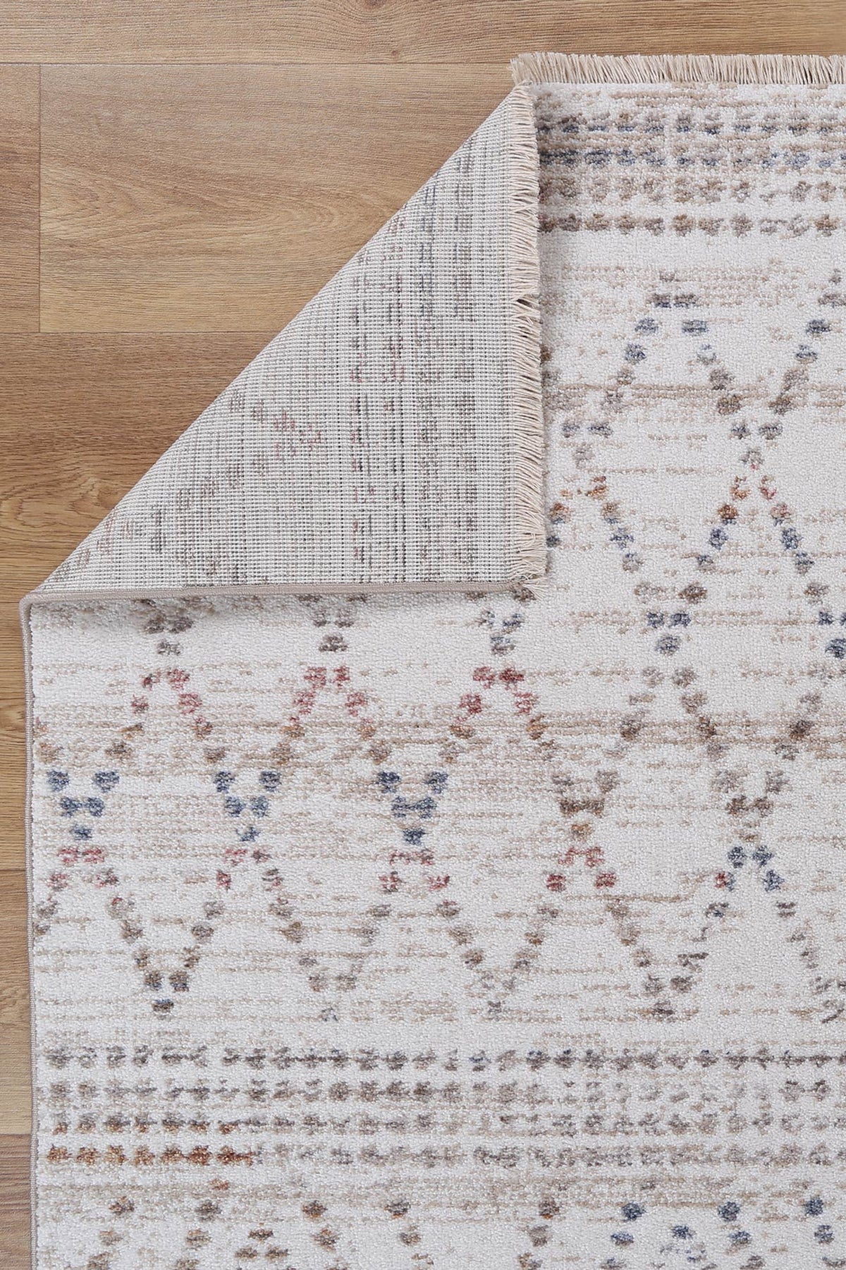 Maryland Tabriz Beige Geometric Soft Rug