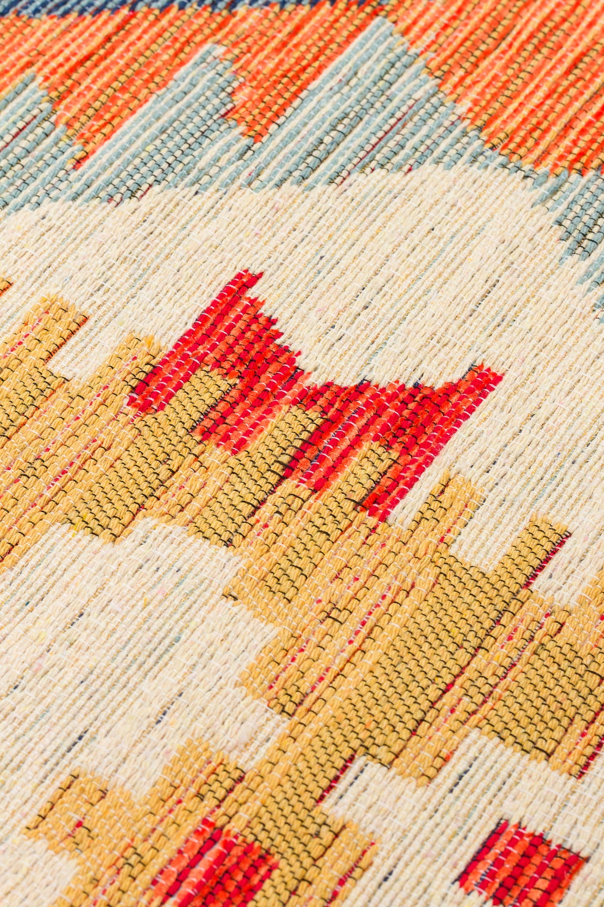 Reversible Multicolour Afghan Boho Kilim Rug