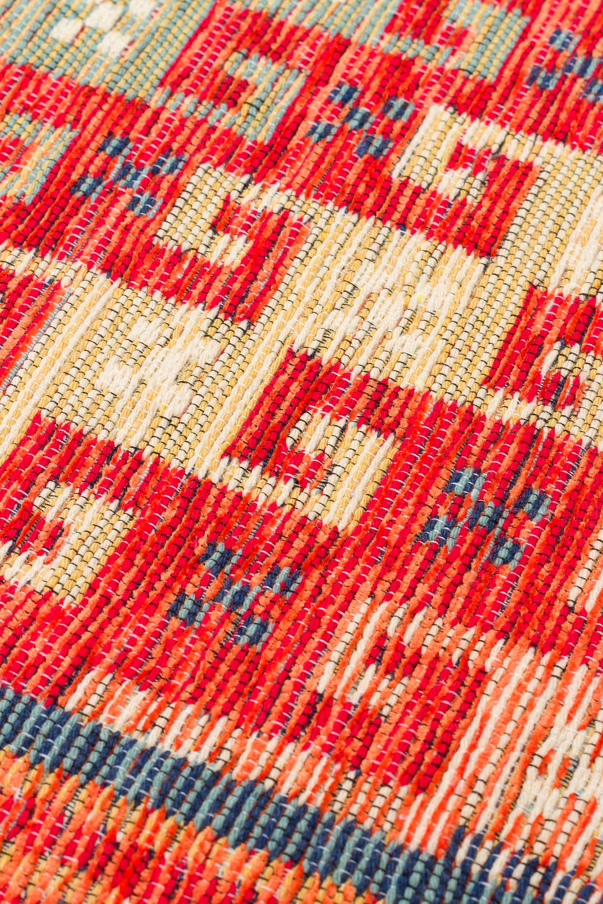 Reversible Multicolour Afghan Boho Kilim Rug