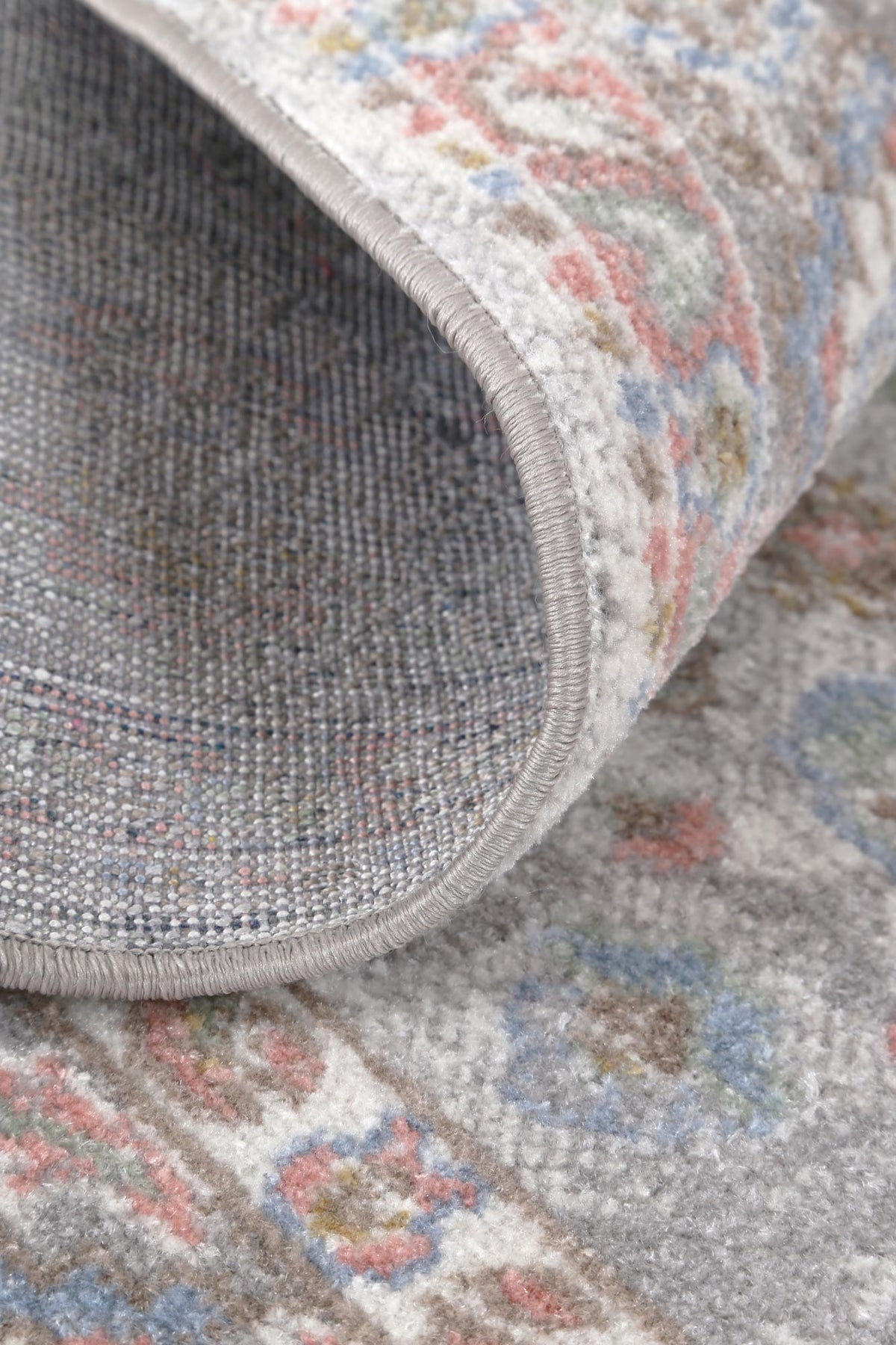 Oporto Bremen Blush &amp; BlueTraditional Soft Rug