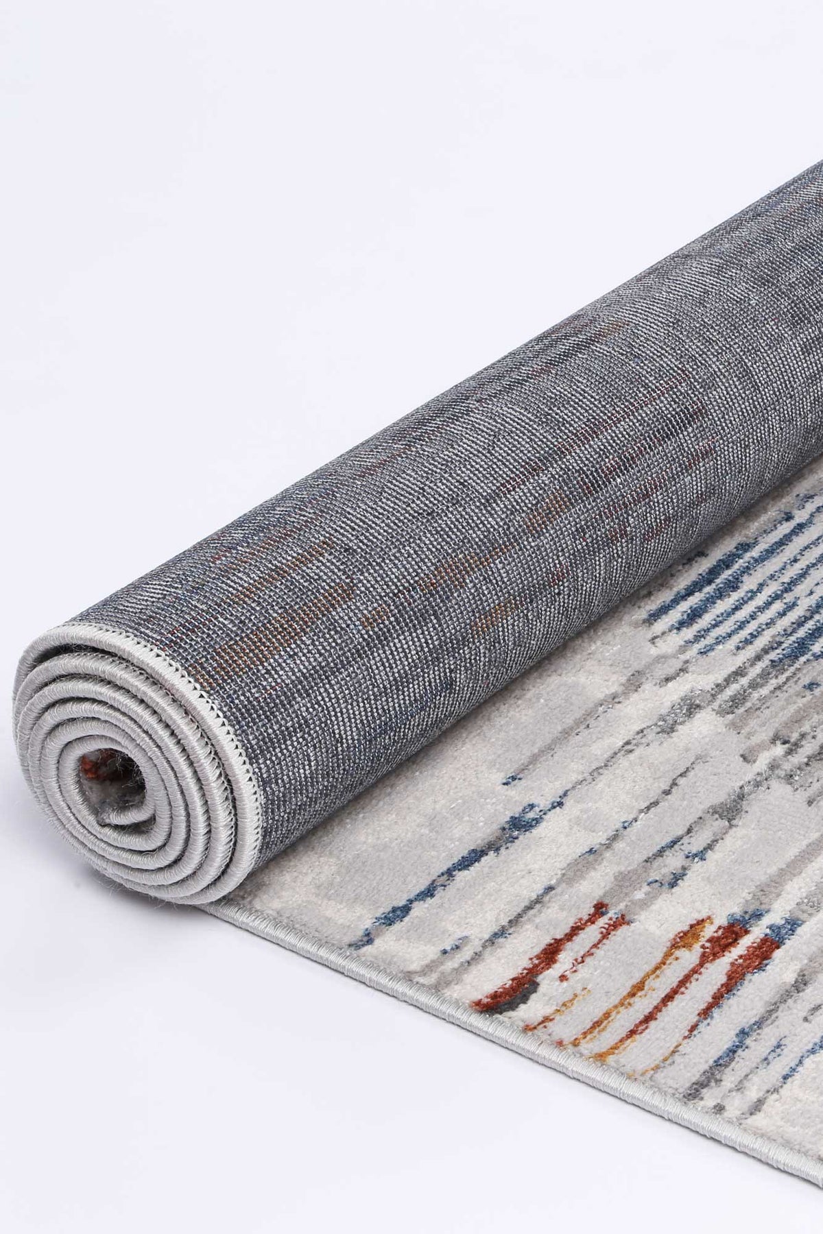 Porto Michael Grey &amp; Multi Abstract Rug