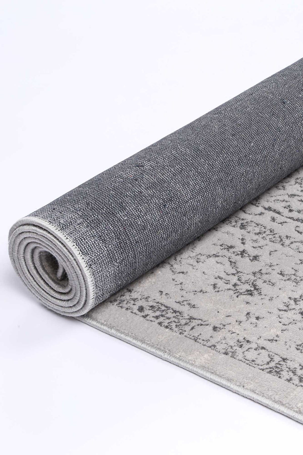 Porto Luna Cream &amp; Grey Traditional Rug