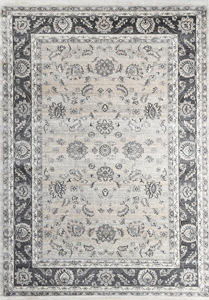 Prague Francesca Cream &amp; Ash Traditional Rug
