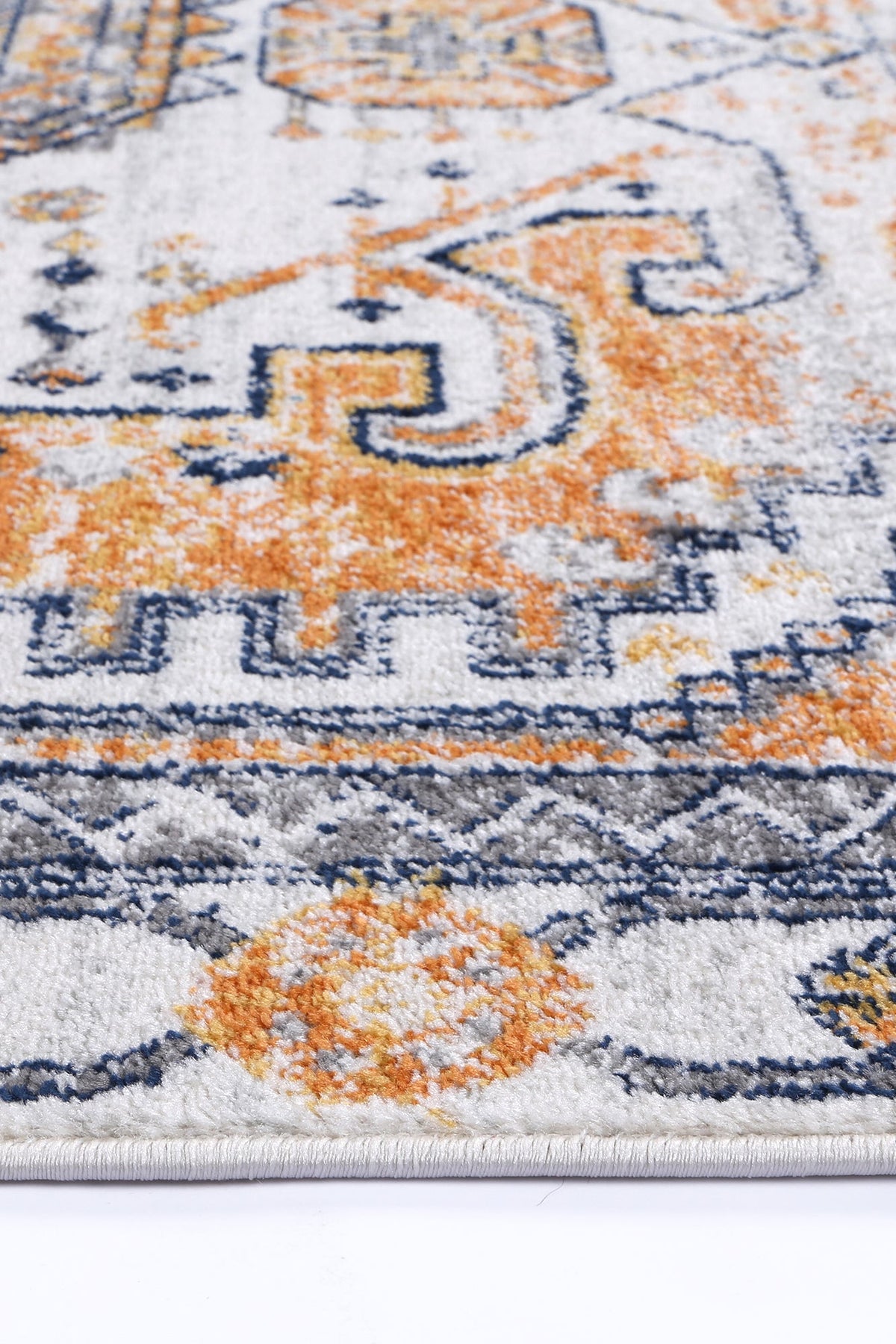 Provence Sunburst Terracotta &amp; Cream Rug