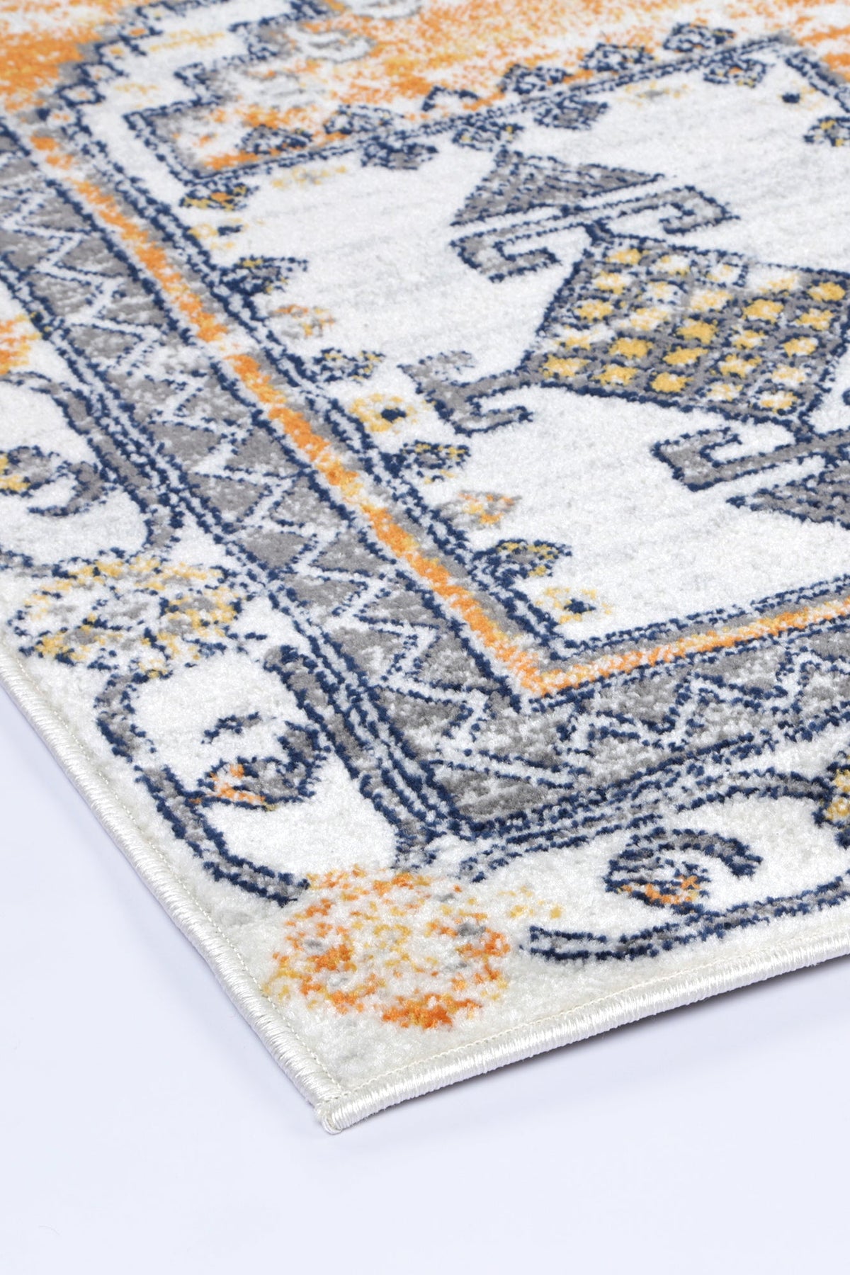 Provence Sunburst Terracotta &amp; Cream Rug