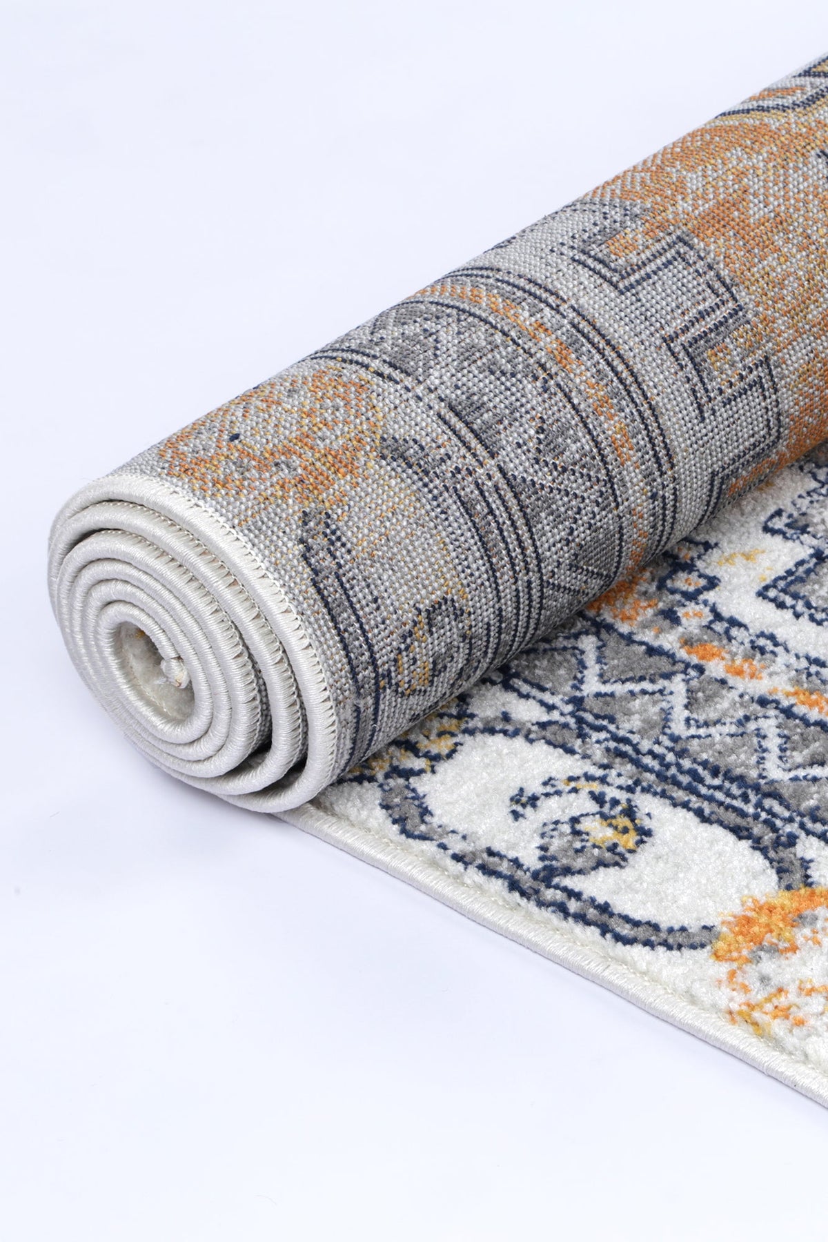 Provence Sunburst Terracotta &amp; Cream Rug