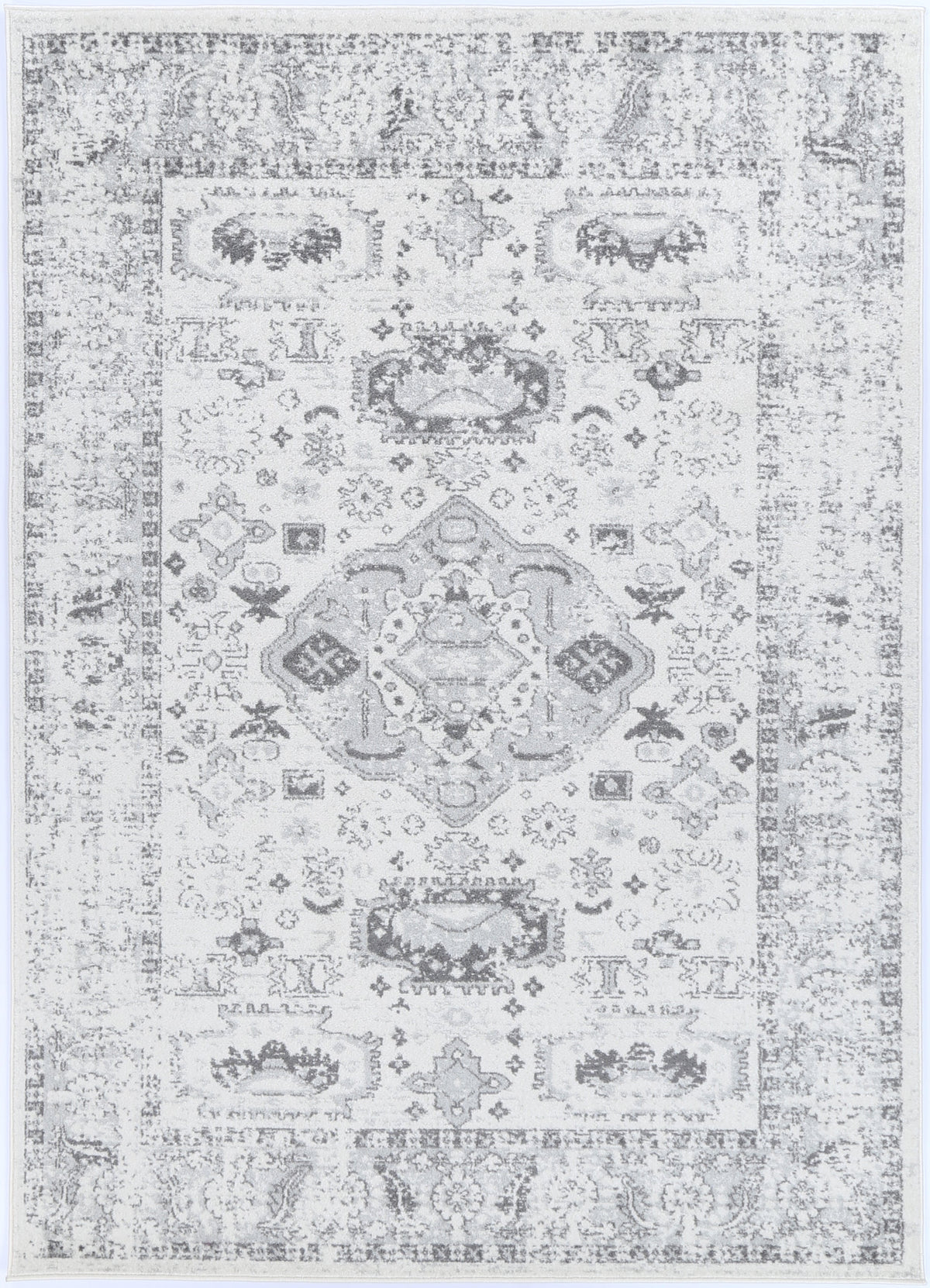Provence Trellis Cream &amp; Light Grey Rug