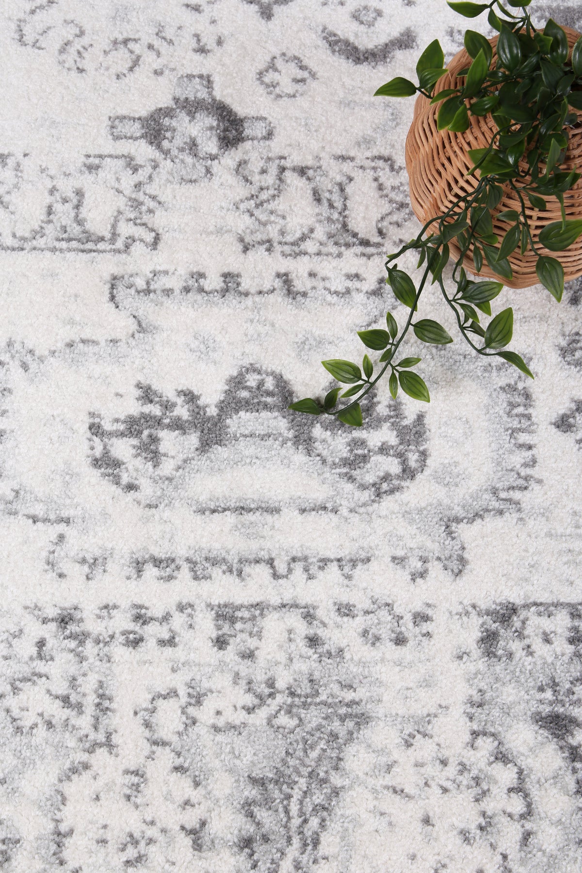 Provence Trellis Cream &amp; Light Grey Rug