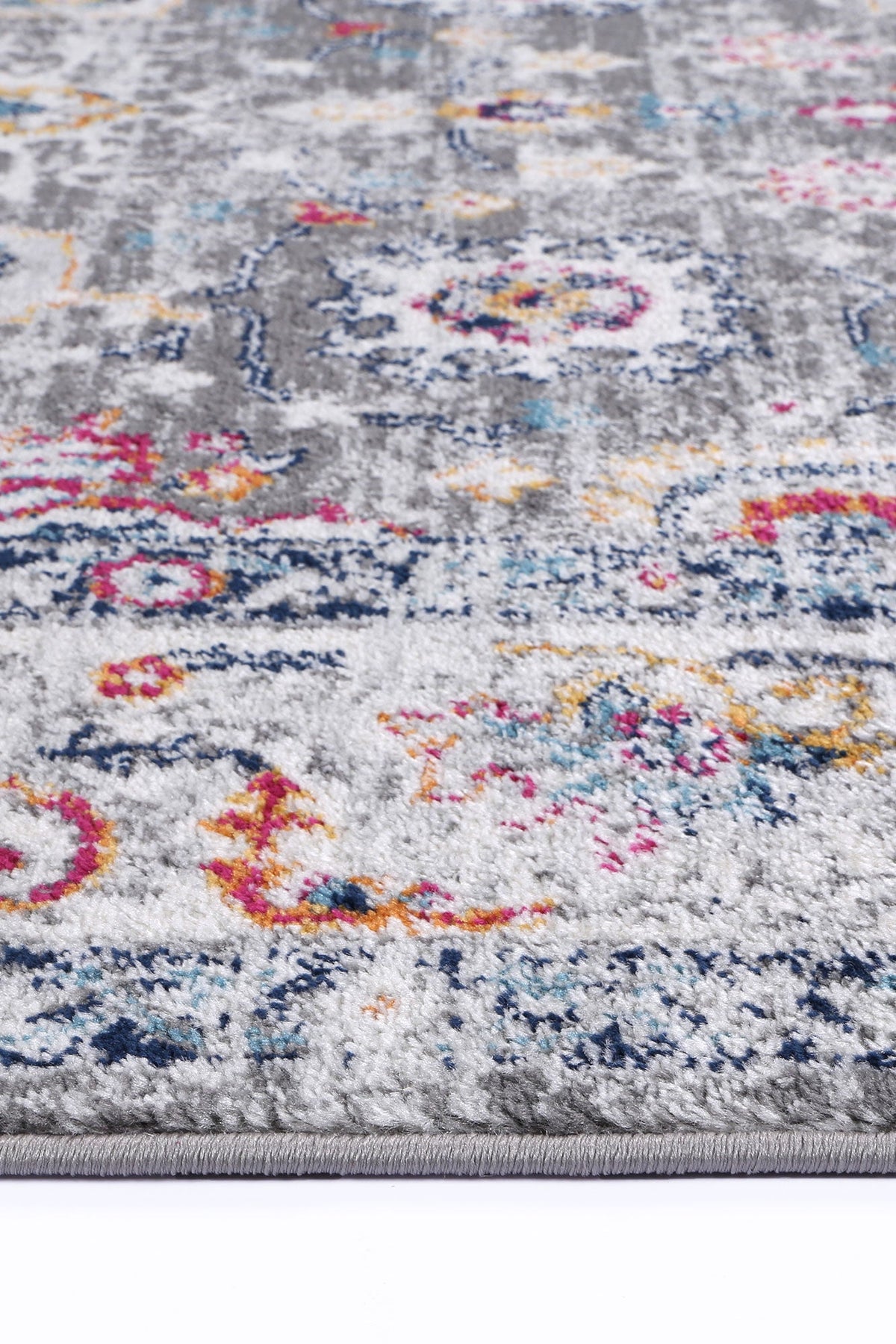 Provence Monaco Grey &amp; Multi Transitional Rug