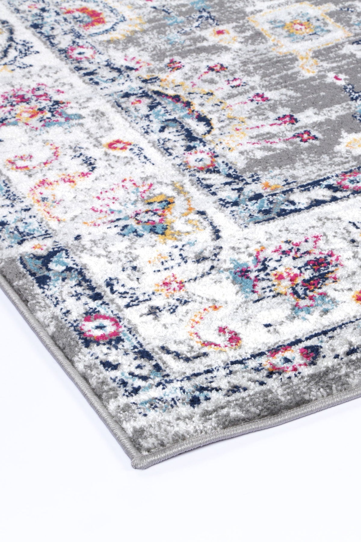 Provence Monaco Grey &amp; Multi Transitional Rug