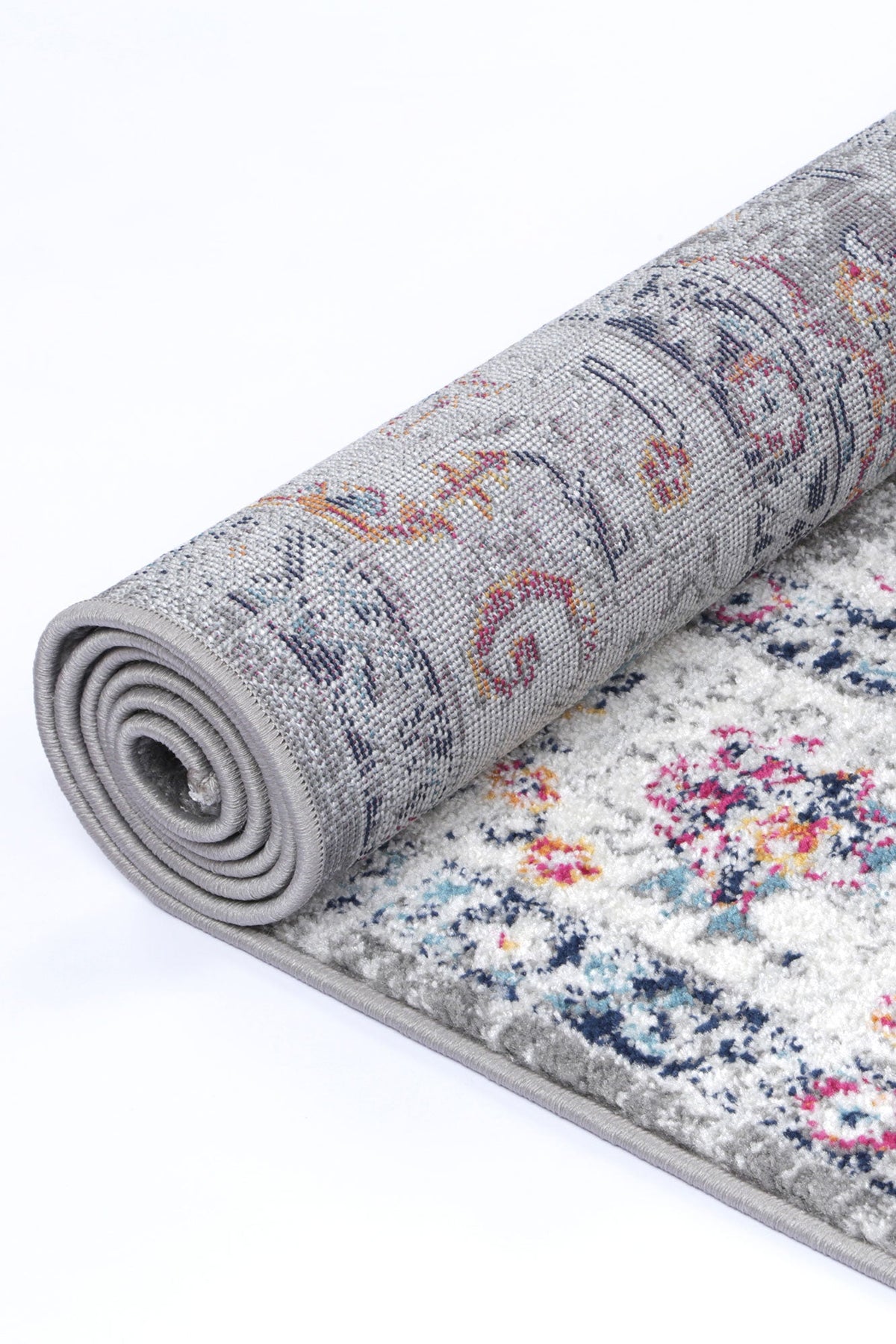 Provence Monaco Grey &amp; Multi Transitional Rug