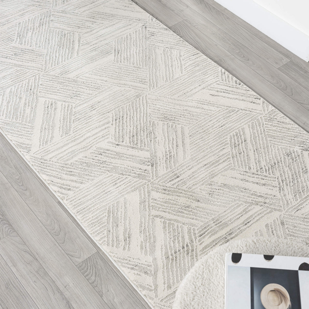 Portland 840 Lt Grey Hallway Runner