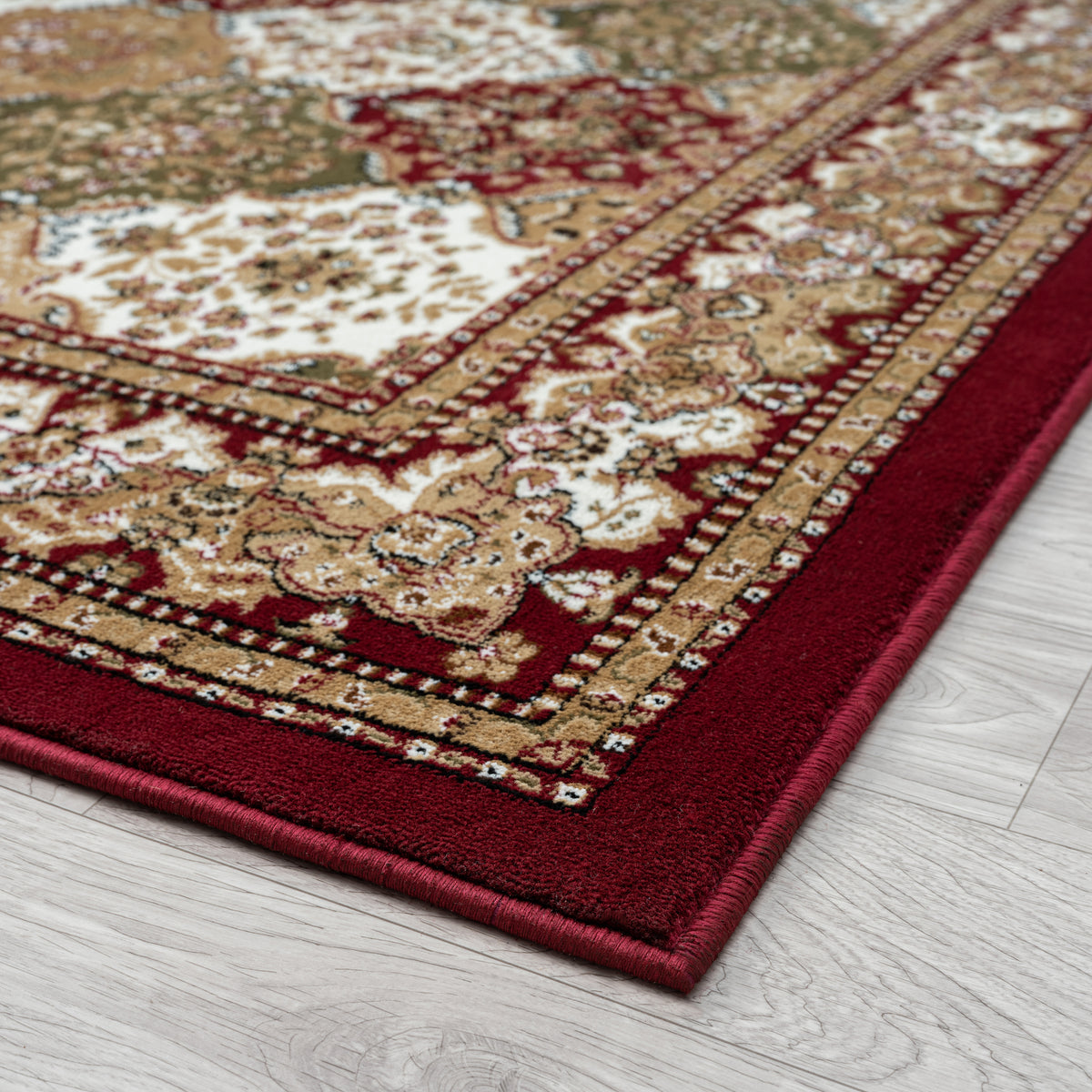 Royal 528 Red Geometric Traditional Rug
