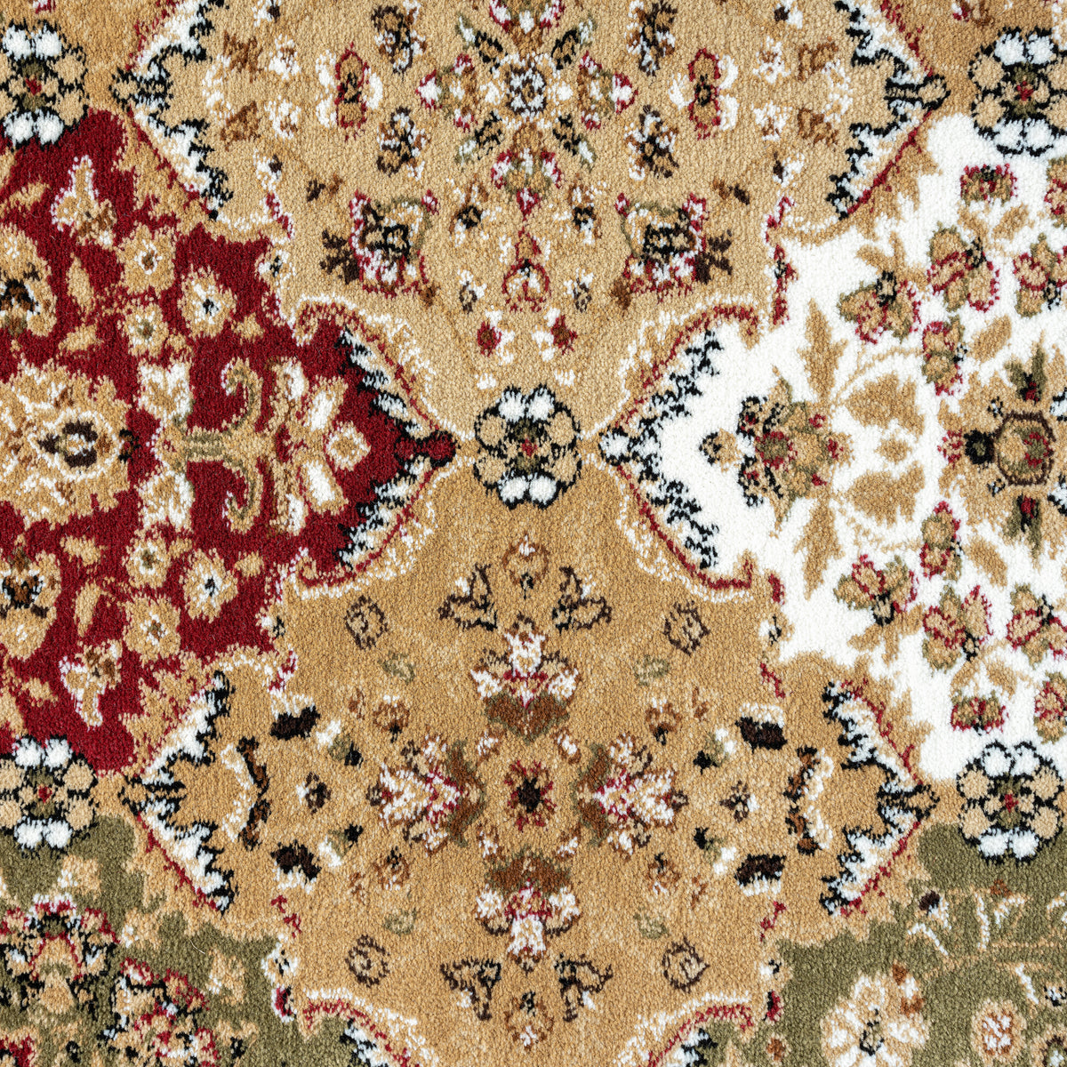 Royal 528 Red Geometric Traditional Rug