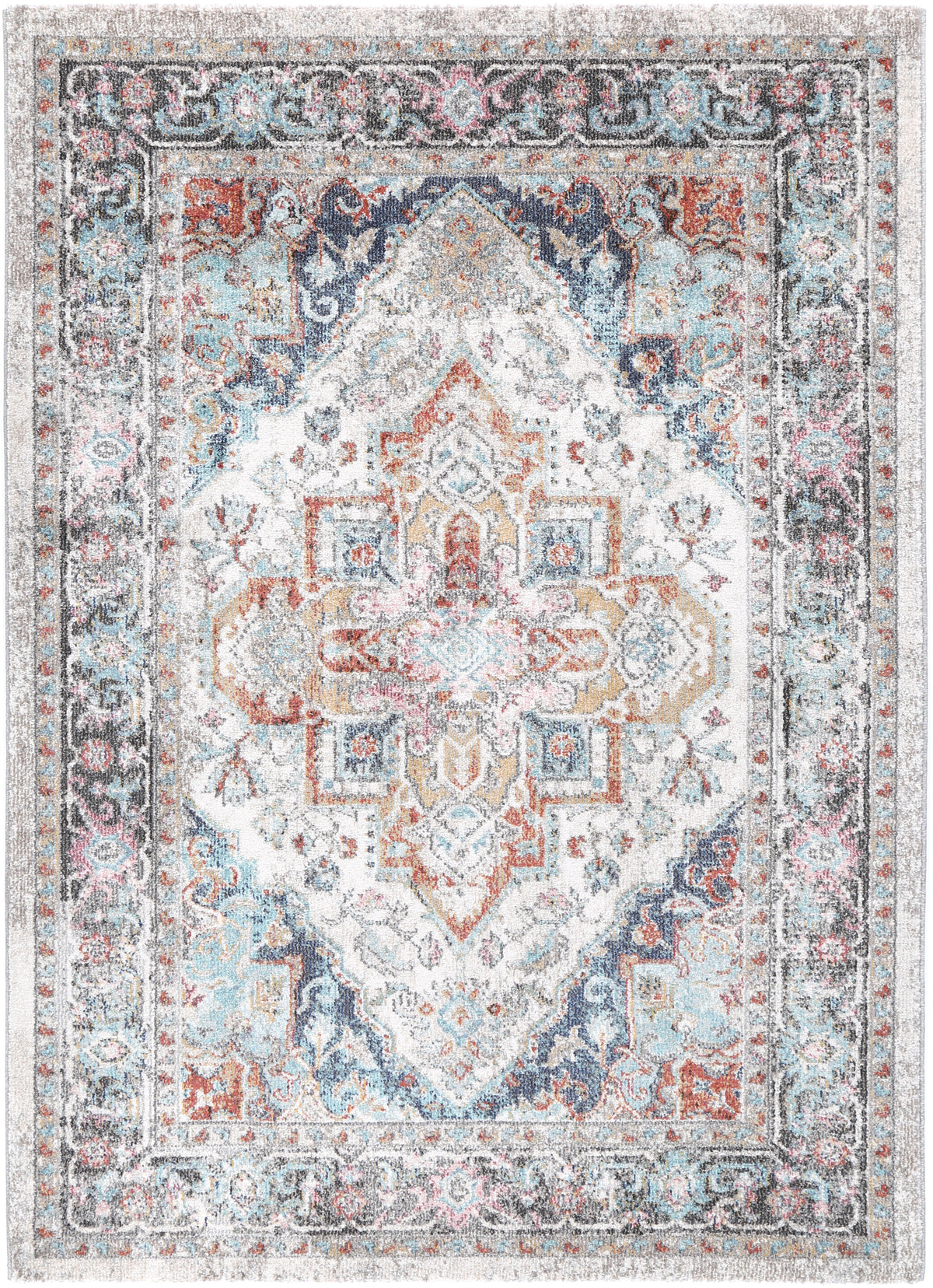 Salsa Yanet Ivory &amp; Multi Rug