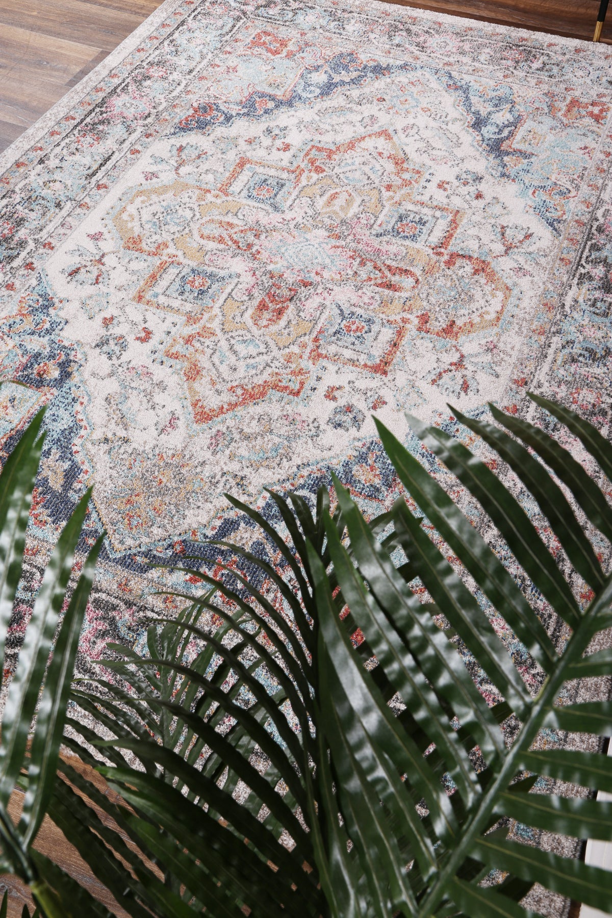 Salsa Yanet Ivory &amp; Multi Rug