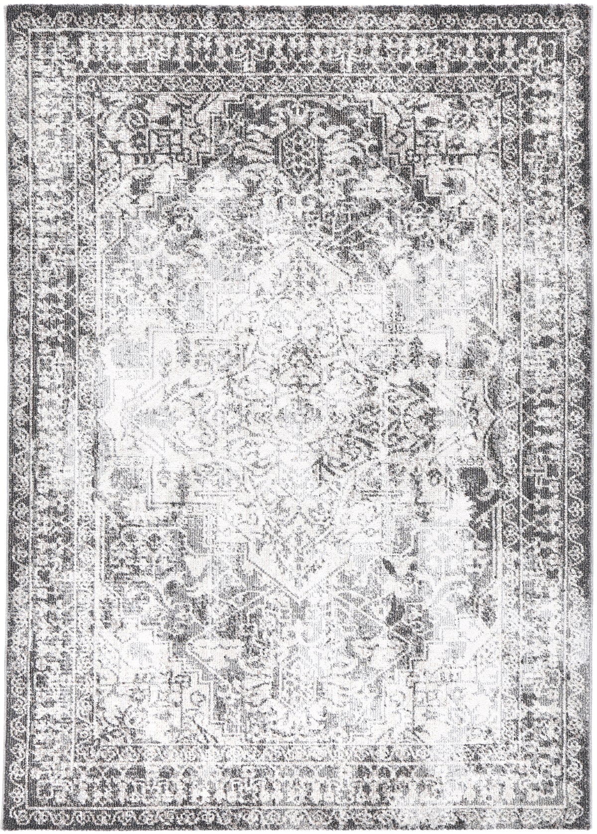 Salsa Carine Ivory &amp; Grey Transitional Rug