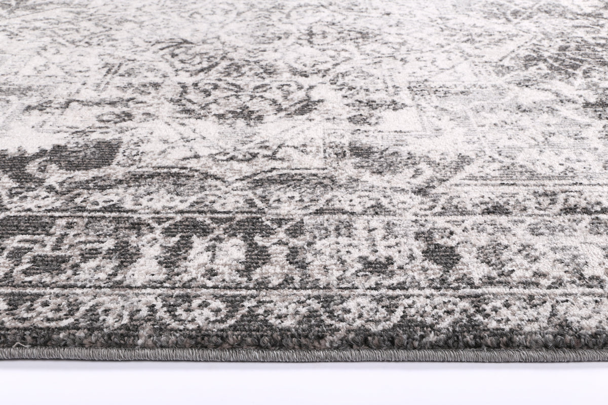 Salsa Carine Ivory &amp; Grey Transitional Rug