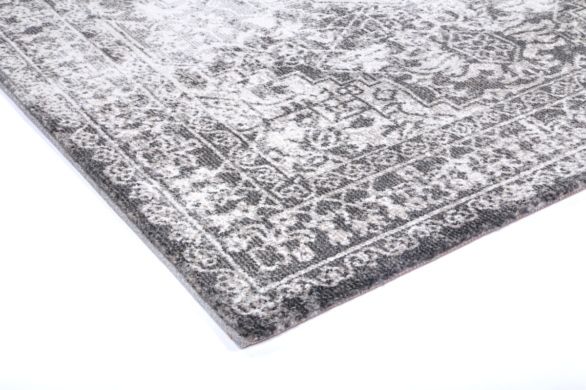 Salsa Carine Ivory &amp; Grey Transitional Rug