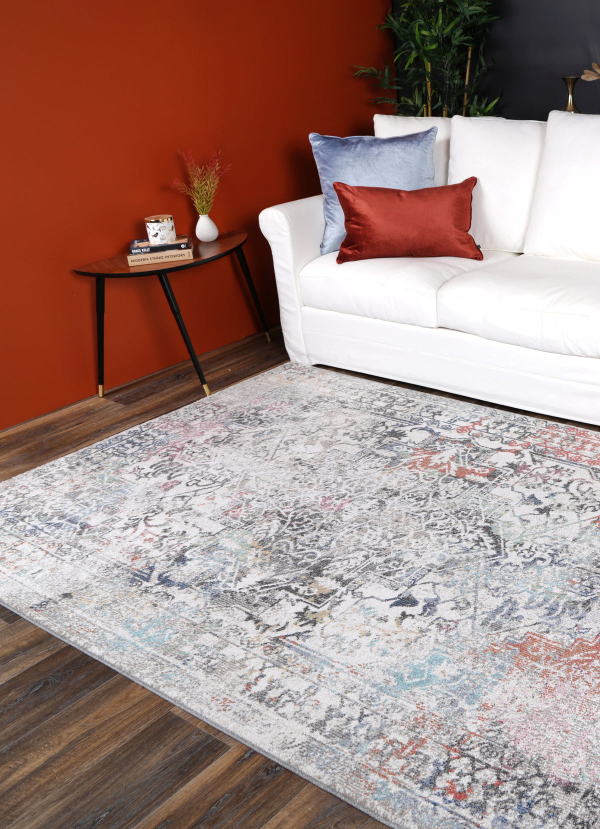 Salsa Maria Grey &amp; Multi Transitional Rug
