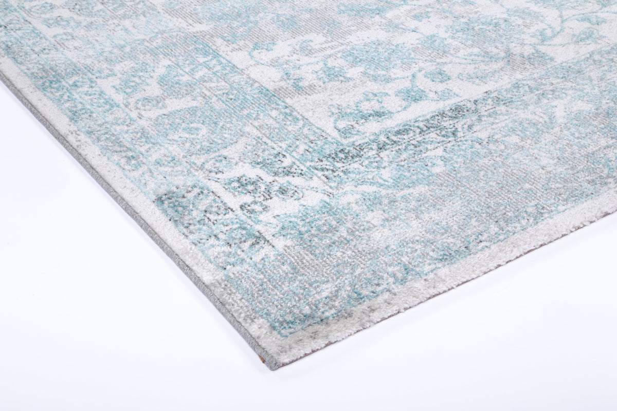 Salsa Peony Ivory &amp; Blue Transitional Rug