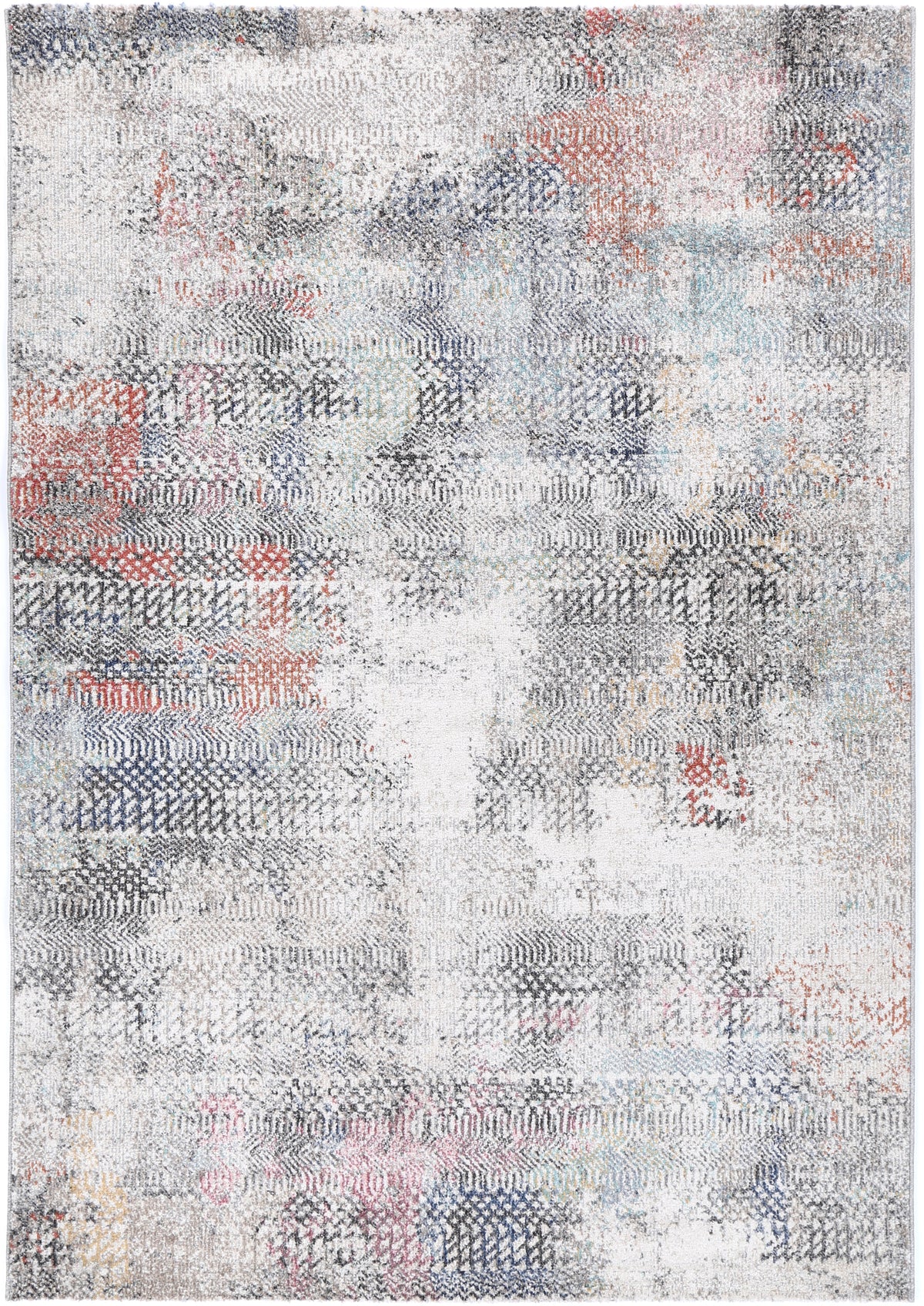 Salsa Ernesto Grey &amp; Terracotta Tribal Rug